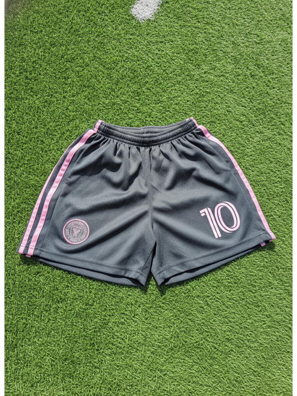 Inter Miami CF 10 Shorts Black Pink MLS Messi Jersey